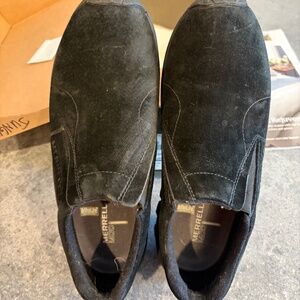 Merrell Women’s Jungle Moc Slip on Shoes, Women's Size 9.5 in black